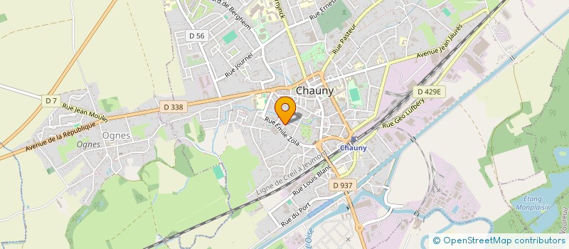 localisation de l'entreprise MONSIEUR PIERRE SAVELON  CHAUNY