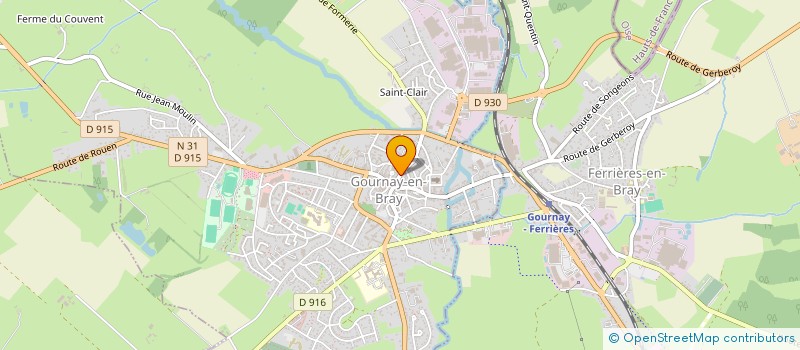 localisation de l'entreprise MONSIEUR PIERRE SAVOYE  GOURNAY-EN-BRAY