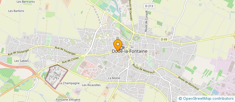 localisation de l'entreprise MONSIEUR PIERRE SAVREUX à DOUE-EN-ANJOU