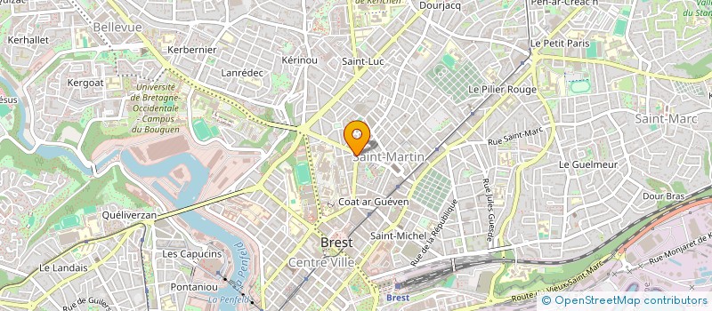 localisation de l'entreprise MONSIEUR PIERRE SCAVINNER  BREST