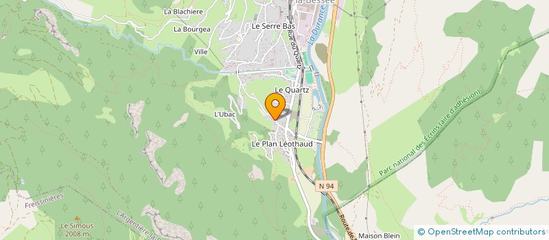 localisation de l'entreprise MONSIEUR PIERRE SCAVIO à L'ARGENTIERE-LA-BESSEE