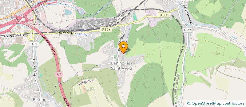 localisation de l'entreprise MONSIEUR PIERRE SCHAFER  BENING-LES-SAINT-AVOLD