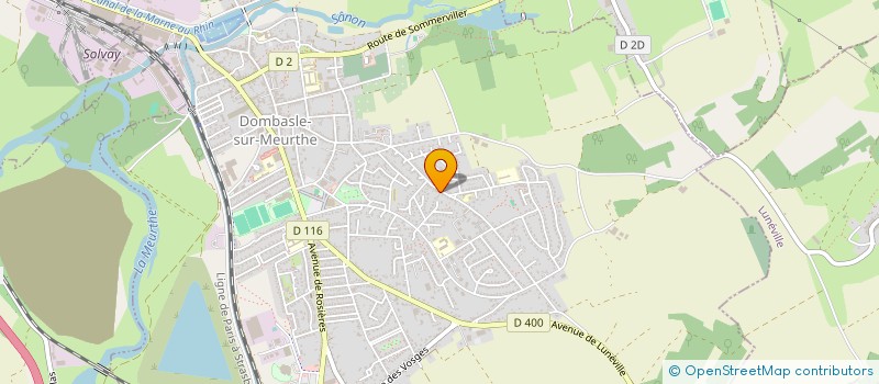 localisation de l'entreprise MONSIEUR PIERRE SCHAFFNER  DOMBASLE-SUR-MEURTHE