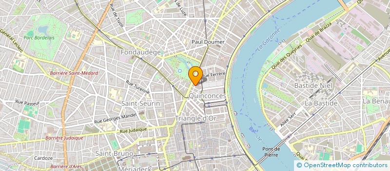 localisation de l'entreprise MONSIEUR PIERRE SCHENK à BORDEAUX