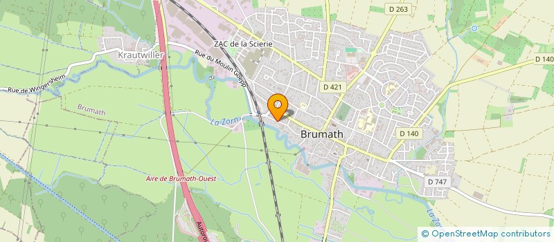 localisation de l'entreprise MONSIEUR PIERRE SCHERNO  BRUMATH