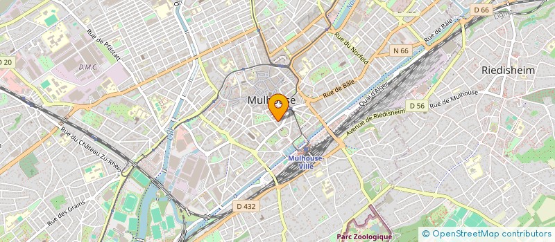 localisation de l'entreprise MONSIEUR PIERRE SCHIEBER  MULHOUSE