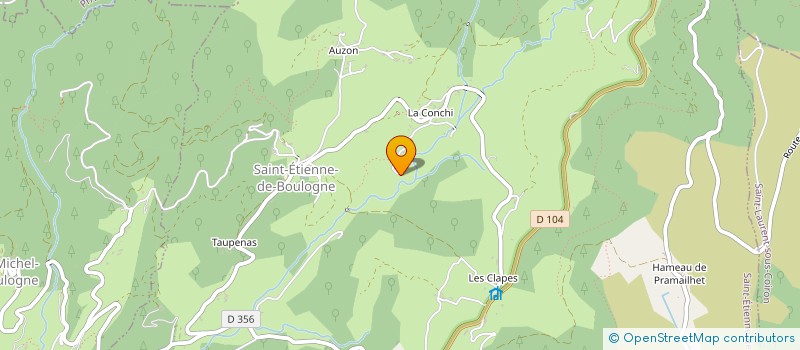 localisation de l'entreprise MONSIEUR PIERRE SCHIEVANO  SAINT-ETIENNE-DE-BOULOGNE