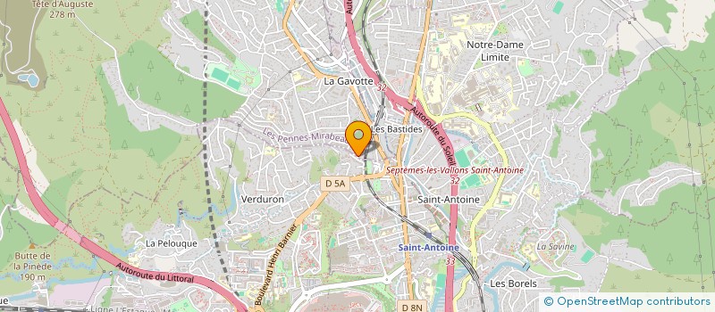 localisation de l'entreprise MONSIEUR PIERRE SCHINTU à LES PENNES-MIRABEAU