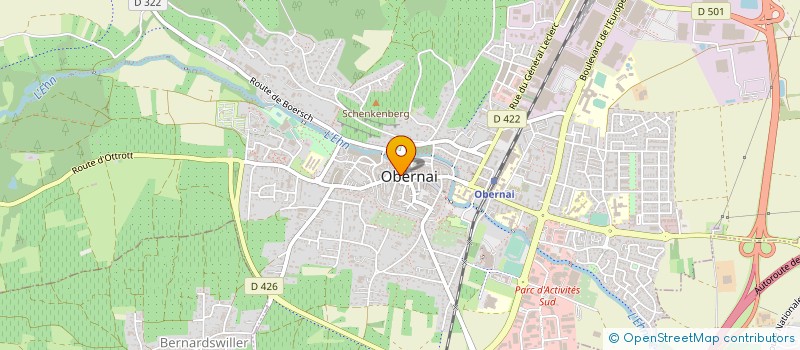 localisation de l'entreprise MONSIEUR PIERRE SCHMIDLIN  OBERNAI
