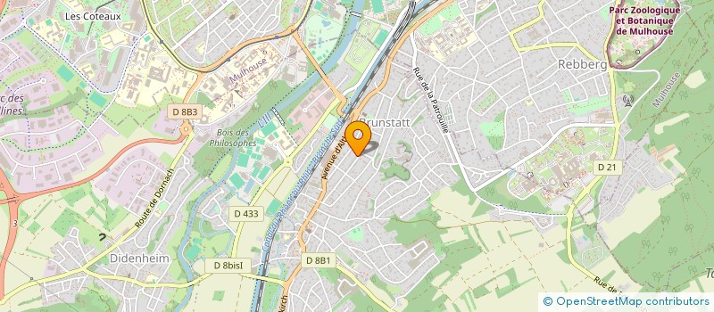 localisation de l'entreprise MONSIEUR PIERRE SCHMIDLIN  BRUNSTATT-DIDENHEIM