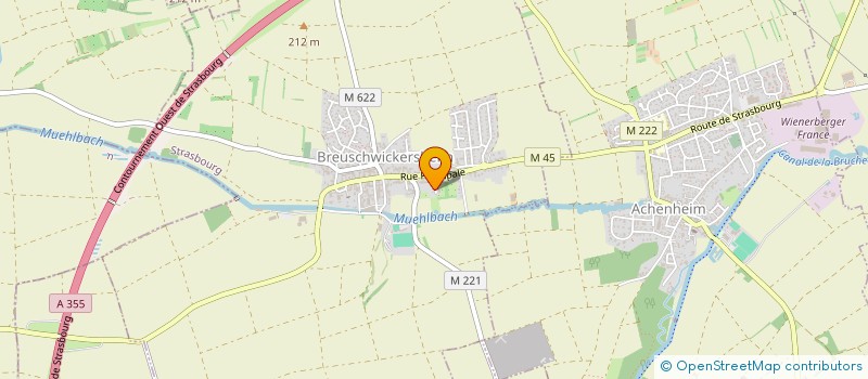 localisation de l'entreprise MONSIEUR PIERRE SCHMIDT  BREUSCHWICKERSHEIM