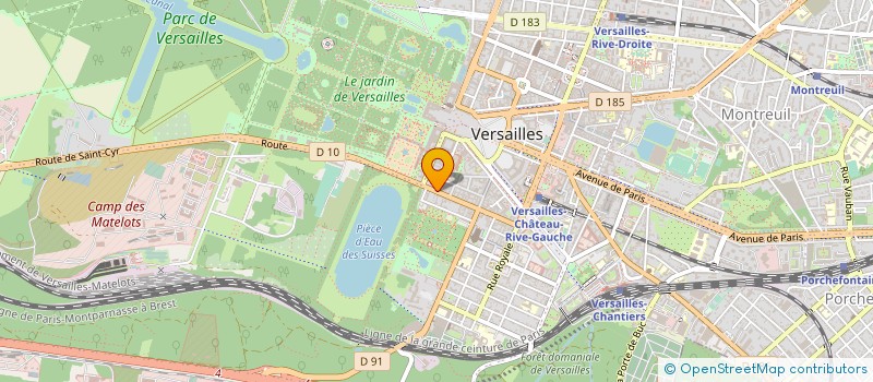 localisation de l'entreprise MONSIEUR PIERRE SCHOTT à VERSAILLES