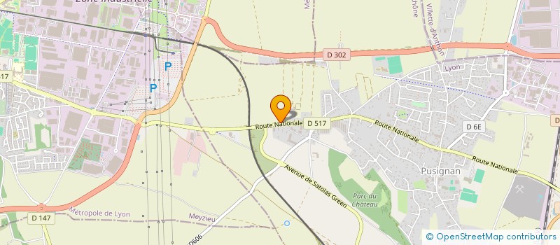 localisation de l'entreprise MONSIEUR PIERRE SCHOUNE  PUSIGNAN