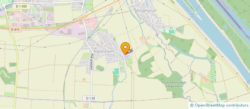 localisation de l'entreprise MONSIEUR PIERRE SCHUBNEL  ALGOLSHEIM