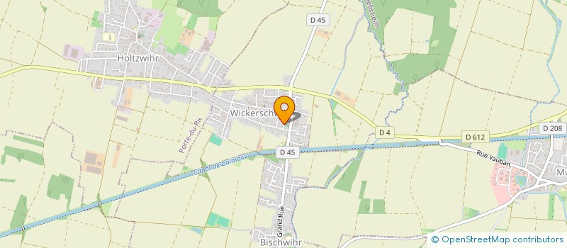 localisation de l'entreprise MONSIEUR PIERRE SCHWEIN  WICKERSCHWIHR