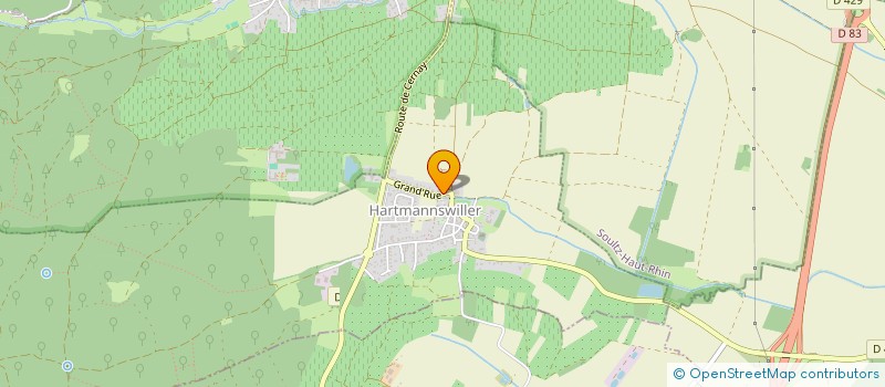 localisation de l'entreprise MONSIEUR PIERRE SCHWEINBERG  HARTMANNSWILLER