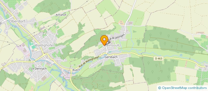 localisation de l'entreprise MONSIEUR PIERRE SCHWEITZER  STEINSOULTZ