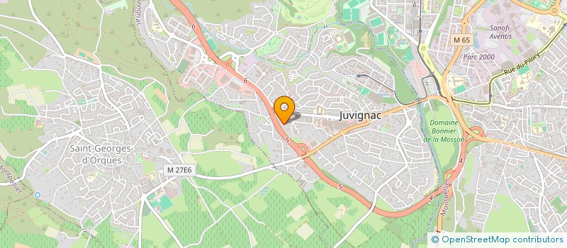localisation de l'entreprise MONSIEUR PIERRE SCHWERTZ  JUVIGNAC