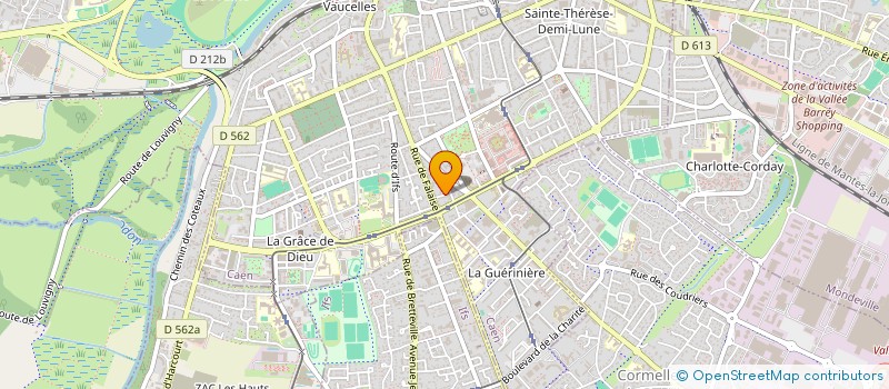 localisation de l'entreprise MONSIEUR PIERRE SEAUMAIRE à CAEN