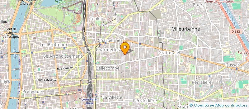 localisation de l'entreprise MONSIEUR PIERRE SEGONDS  VILLEURBANNE