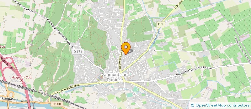 localisation de l'entreprise MONSIEUR PIERRE SEIGNEURET à CAUMONT-SUR-DURANCE