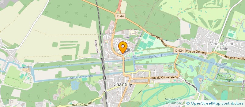 localisation de l'entreprise MONSIEUR PIERRE SEIGNEURGENS  CHANTILLY