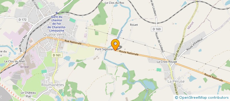 localisation de l'entreprise MONSIEUR PIERRE SEINE à TERRES-DE-HAUTE-CHARENTE