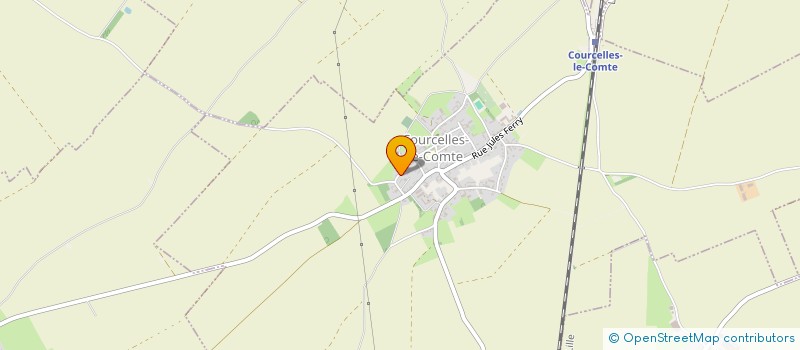 localisation de l'entreprise MONSIEUR PIERRE SELLEZ  COURCELLES-LE-COMTE