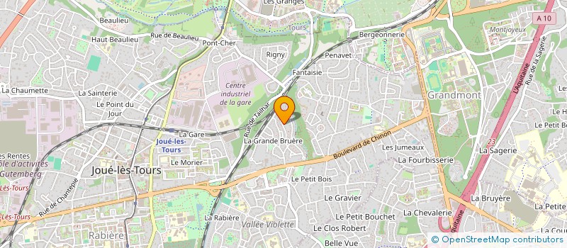 localisation de l'entreprise MONSIEUR PIERRE SELLIER  JOUE-LES-TOURS