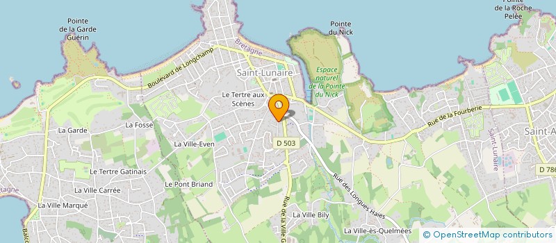 localisation de l'entreprise MONSIEUR PIERRE SELLIER  SAINT-LUNAIRE