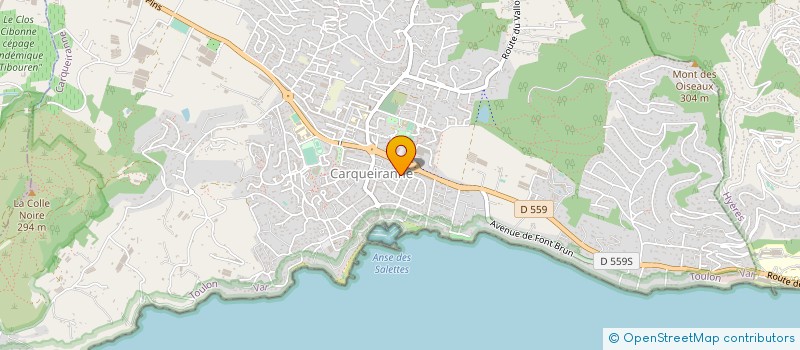 localisation de l'entreprise MONSIEUR PIERRE SEMERIA  CARQUEIRANNE