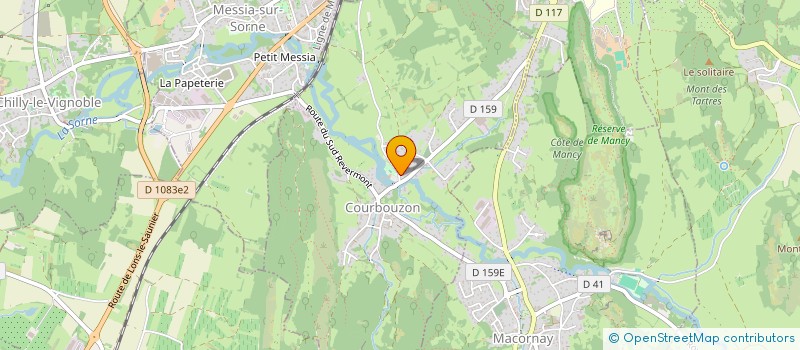 localisation de l'entreprise MONSIEUR PIERRE SEMIN  COURBOUZON