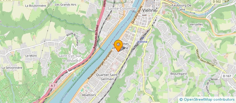 localisation de l'entreprise MONSIEUR PIERRE SENAMAUD  VIENNE