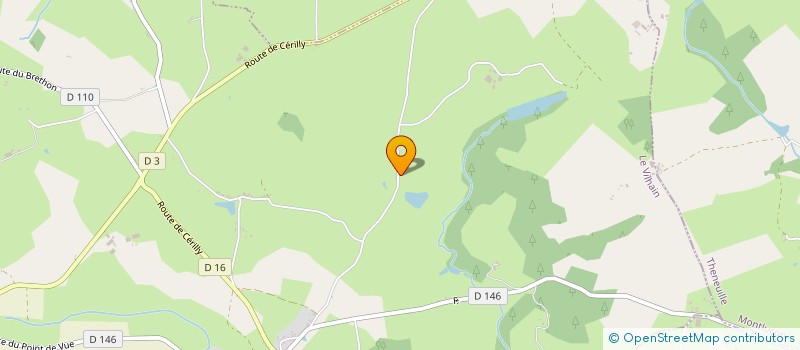 localisation de l'entreprise MONSIEUR PIERRE SENECHAL  CERILLY