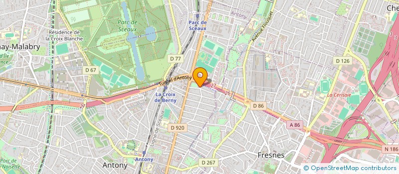 localisation de l'entreprise MONSIEUR PIERRE SENED  ANTONY