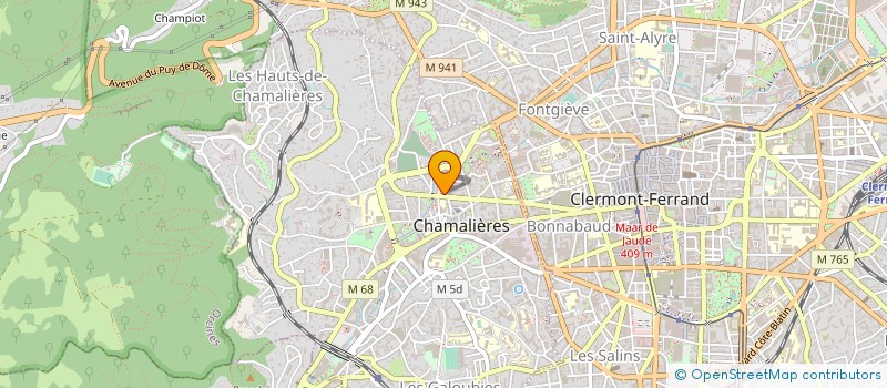 localisation de l'entreprise MONSIEUR PIERRE SENIQUETTE  CHAMALIERES