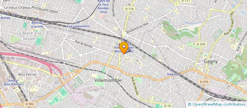 localisation de l'entreprise MONSIEUR PIERRE SENTE à VILLEMOMBLE