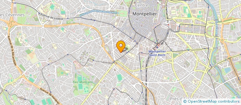 localisation de l'entreprise MONSIEUR PIERRE SENTENAC à MONTPELLIER