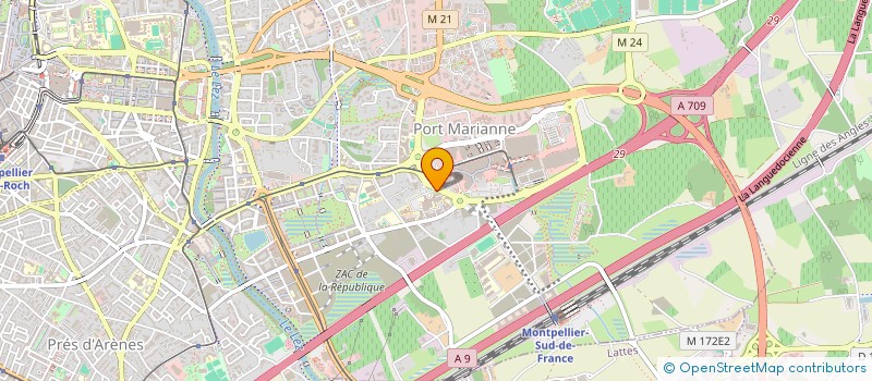 localisation de l'entreprise MONSIEUR PIERRE SENTENAC à MONTPELLIER