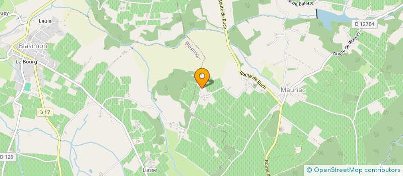 localisation de l'entreprise MONSIEUR PIERRE SERAL  SAUVETERRE-DE-GUYENNE