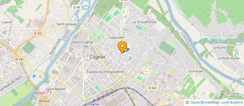 localisation de l'entreprise MONSIEUR PIERRE SERE à COGNAC