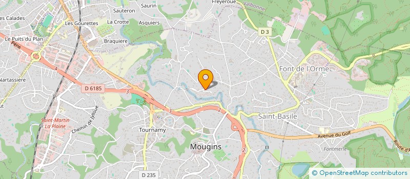 localisation de l'entreprise MONSIEUR PIERRE SERER  MOUGINS