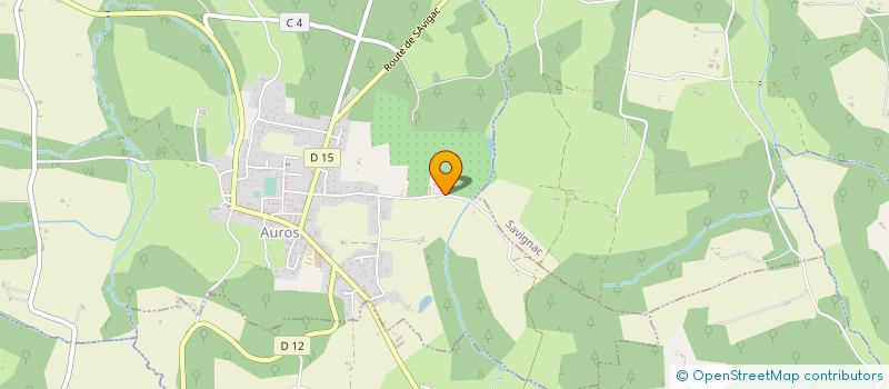 localisation de l'entreprise MONSIEUR PIERRE SERET  AUROS