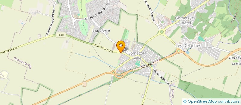 localisation de l'entreprise MONSIEUR PIERRE SERGENT  GOMETZ-LA-VILLE