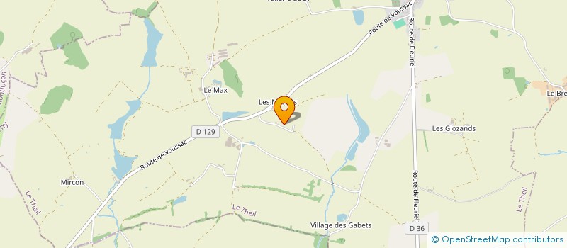 localisation de l'entreprise MONSIEUR PIERRE SERGERE  CRESSANGES