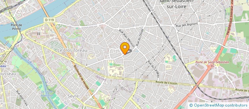 localisation de l'entreprise MONSIEUR PIERRE SERIGNAC  SAINT-SEBASTIEN-SUR-LOIRE