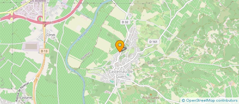 localisation de l'entreprise MONSIEUR PIERRE SERRANO  CASTELNAU-DE-GUERS