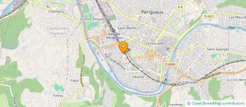 localisation de l'entreprise MONSIEUR PIERRE SERRE à PERIGUEUX