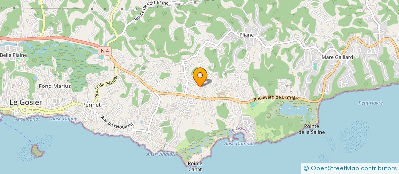 localisation de l'entreprise MONSIEUR PIERRE SEYMOUR  LE GOSIER