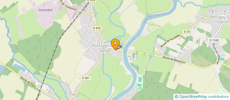 localisation de l'entreprise MONSIEUR PIERRE SIANECKI  PONTAILLER-SUR-SAONE